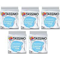TASSIMO Creamer from Milk. Especialidad Láctea - 5 paquetes de 16 unidades: Total 80 unidades
